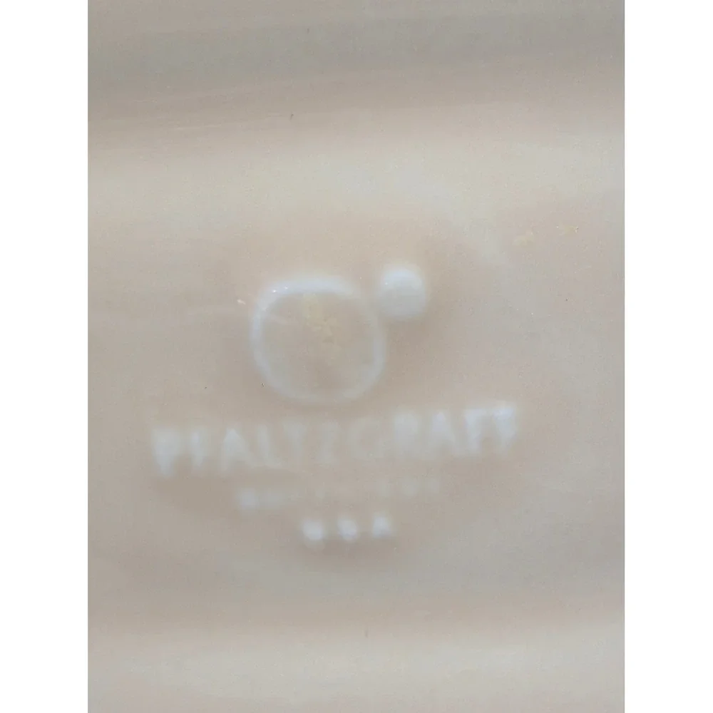 Vintage Pfaltzgraff Cream Ceramic Soap Dish Octagon Ridge Stoneware 1980s 90s
